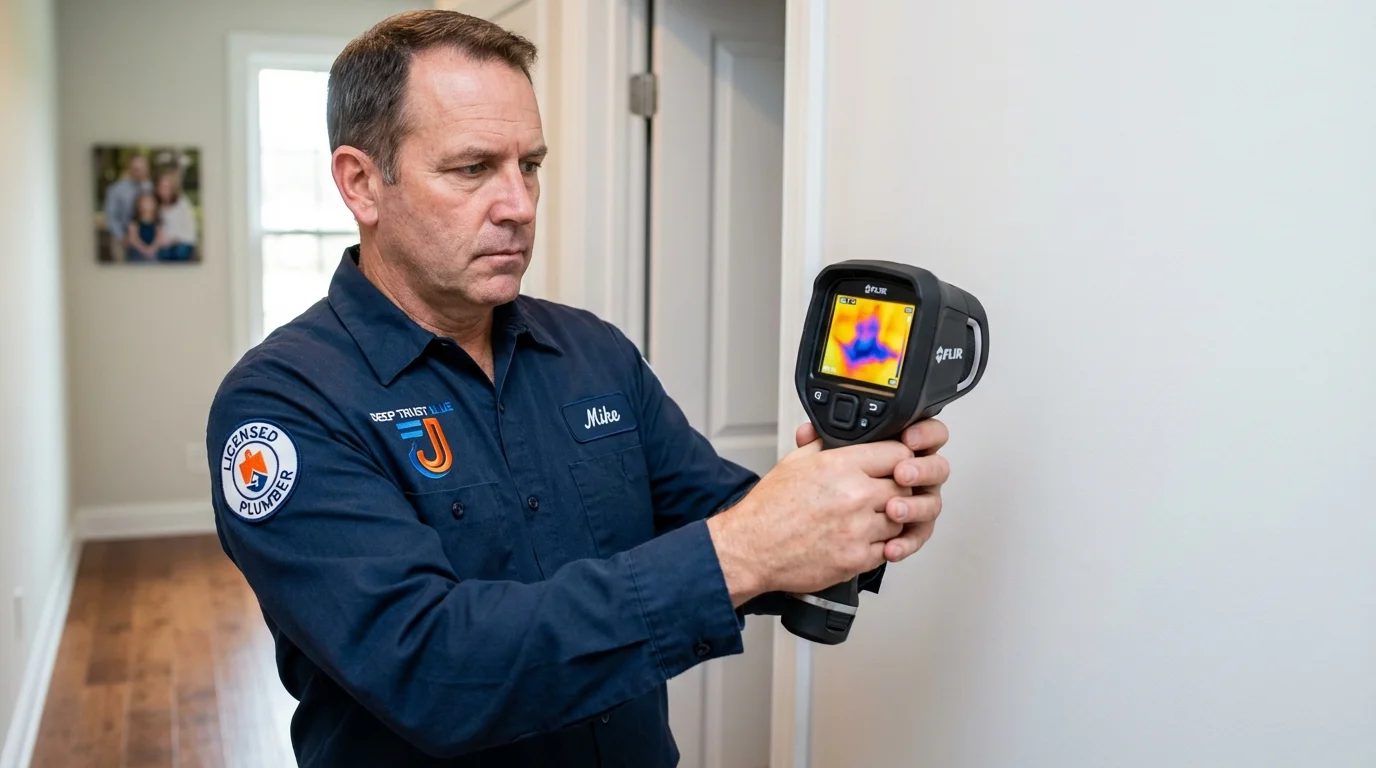 Thermal imaging leak detection by Johns Plumbing LLC in Valatie